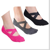Kit 3 Pares Meia Pilates Lupo Antiderrapante Feminina 4942