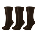 Kit 3 Pares Meia Social Lupo Cano Alto Algodão Masculino