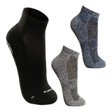 Kit 3 Pares Meias Cano Curto Antiderrapante Lupo Pilates
