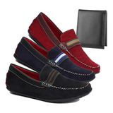 Kit 3 Pares Mocassim Sapatilha Masculino Conforto Oferta. 