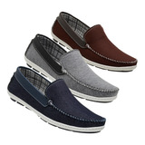 Kit 3 Pares Sapatilha Mocassim Masculino Az / Cz / Mr R-01