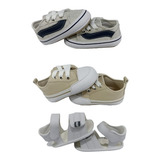 Kit 3 Pares Sapatinho De Bebê Batizado Envio Imediato