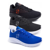 Kit 3 Pares Tênis Masculino Tênis Sport + Frete Gratis