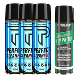 Kit 3 Perfect Clean Flex + 1 Descarbonizante Limpa Tbi Koube