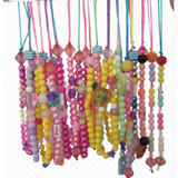 Kit 3 Phone Strap Miçanga Para Celular Cordinha Alça Enfeite