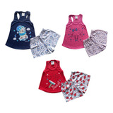 Kit 3 Pijama Infantil Regata Baby