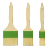 Kit 3 Pinceis Culinário Profissional Para Oléo Cozinha 