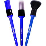 Kit 3 Pinceis Pincel Vonixx Externo Interno Ultra Macio