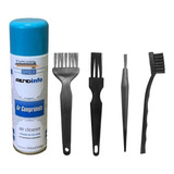 Kit 3 Pincel E Escova Esd + Ar Comprimido P/ Limpeza Placas 