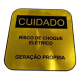 Kit 3 Placas Geração Própria Padrão Rge Cpfl Alumínio 13x13 