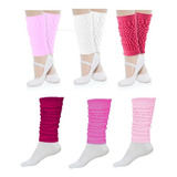 Kit 3 Polainas Infantis+3 Polainas Adulto Ballet Herofitness