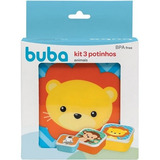 Kit 3 Pote De Papinha Para Congelar Armazenar Comida Bebe