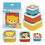 Kit 3 Pote Potinhos Infantil Animais Fun Buba Papinha Lanche
