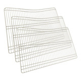 Kit 3 Prateleiras Geladeira Electrolux Df35 77490706 Aramada