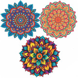 Kit 3 Quadros Decorativos Arvore Vida Botanico Sala Quarto