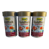 Kit 3 Rações Tetra Goldfish Color