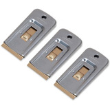 Kit 3 Raspador Ratinho Em Inox Para Insulfilm Vinil Película