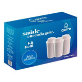 Kit 3 Refil Filtro Alcalino Carvão Ativado Aumenta Ph Água