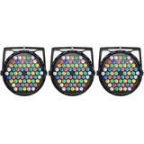 Kit 3 Refletor Slim Led Par64