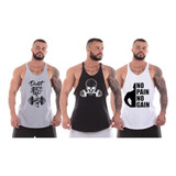Kit 3 Regata Super Cavadona Tamanhos Grandes Big Musculação