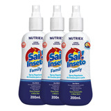 Kit 3 Repelente Sai Inseto Nutriex Family 200ml