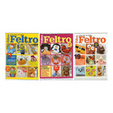 Kit 3 Revistas Feltro Coleção Arte Com As Mãos Lote 1