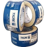 Kit 3 Rolos De Fita Crepe Larga 48mm X 50m Uso Geral Tigre