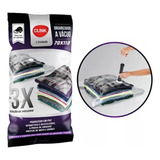 Kit 3 Saco A Vácuo Grande P/ Edredom Lençol Roupas 70x110cm