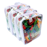 Kit 3 Saco Organizador Brinquedos Infantil Plásticos C/ziper