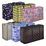 Kit 3 Sacola Bolsa Feira Grande Sacoleira Mudança 60x20x45cm