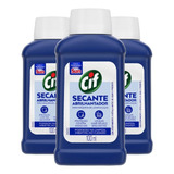 Kit 3 Secante Abrilhantador Cif Máquina Lava-louças 100ml