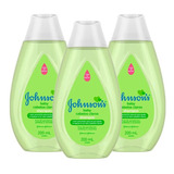 Kit 3 Shampoo Johnsons Baby Cabelos