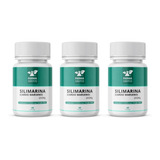 Kit 3 Silimarina Cardo Mariano 200mg 60 Cápsulas