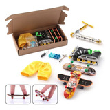 Kit 3 Skate Dedo Fingerboard Truck Metal + Patinete + Patins