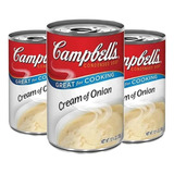 Kit 3 Sopa Campbell's Creme De Cebola 295g