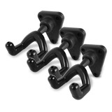 Kit 3 Suporte Ibox Fixo De Parede P Guitarra Violão Baixo