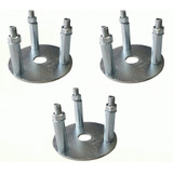 Kit 3 Suportes De Calota Rodoar Para Cinematico Caminhao