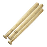 Kit 3 Tacos Beisebol Decorativo Madeira Pinus Uso Pessoal