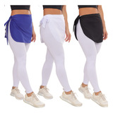 Kit 3 Tapa Bumbum Academia Sainha Tampa Legging Fitness Full