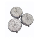 Kit 3 Teca Porta Hóstia Eucaristia Jhs 4,5cm Comunhão
