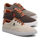 Kit 3 Tenis Masculino Sapatenis Polo Up Em Promoçao