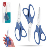 Kit 3 Tesoura Multiuso Mundial Inox Leve Confortável Afiada