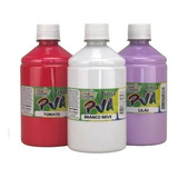 Kit 3 Tinta Pva Fosca Artes A Sua Escolha 500ml True Colors