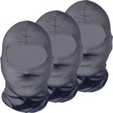 Kit 3 Touca Ninja Toca Balaclava Bandana Com Uv50+ Térmica