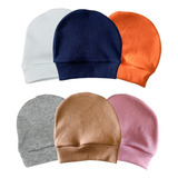 Kit 3 Toucas Minimalistas Bebê Gorros Rn Antialérgica