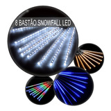 Kit 3 Tubos 8 Bastões Led Cascata Meteoro Natal 50cm 3,5m