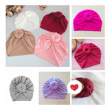 Kit 3 Turbante Touca Fechado Infantil Bebê Nó Kids Moda Zoe