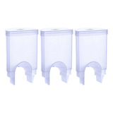 Kit 3 Un - Prolongador Sementes P/ Comedouro Meia Lua 180ml