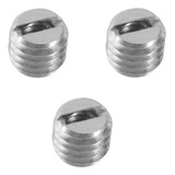 Kit 3 Un Adaptador Parafuso Rosca 1/4 3/8 P/ Tripé Câmeras