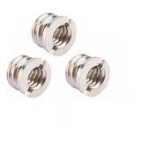 Kit 3 Un Adaptador Parafuso Rosca 1/4 3/8 P/ Tripé Câmeras